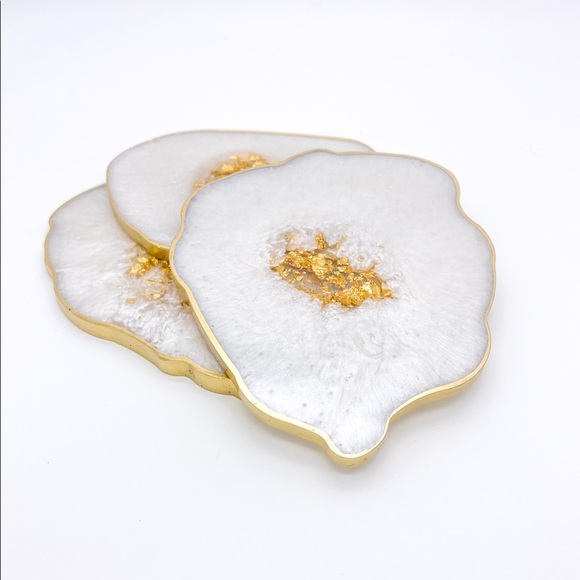 Set of 4 Geode Coasters | Agate Coasters - Picture 7 of 10